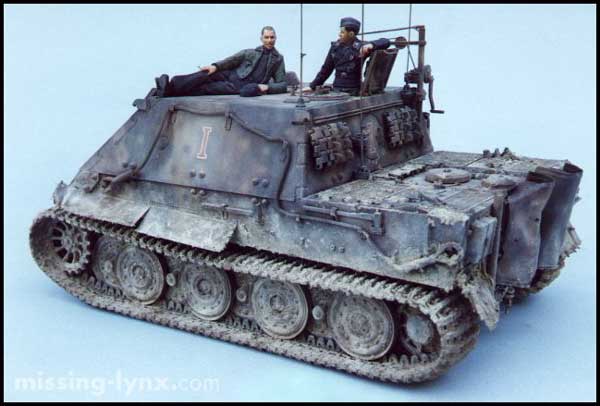 Mud is also added from XF-57, sand and static grass cut with water.  Pastels finish the model off.