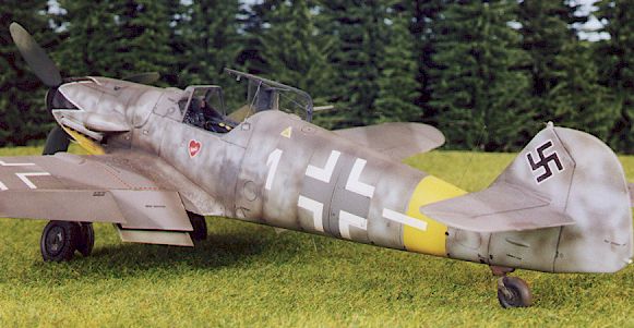 The illusion:  A 1/48 scale Messerschmitt Bf 109 G-6 built by Chris Wauchop.