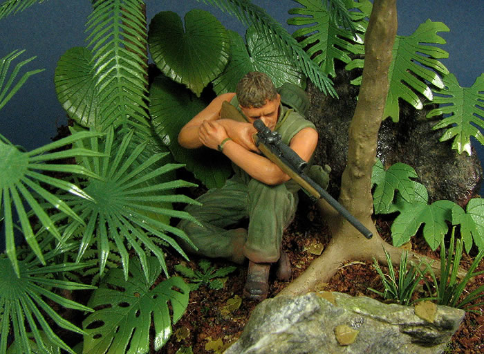 US Marine Sniper in Vietnam