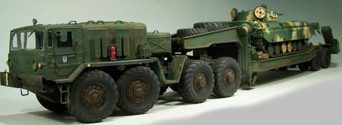 Here is my 1 35 scale MAZ537 Tank Transporter by Trumpeter