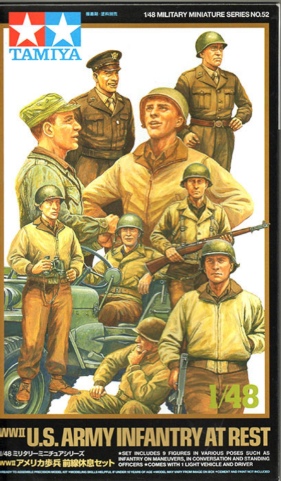 Tamiya Military Miniatures Series No. 32552 - WWII U.S. Army