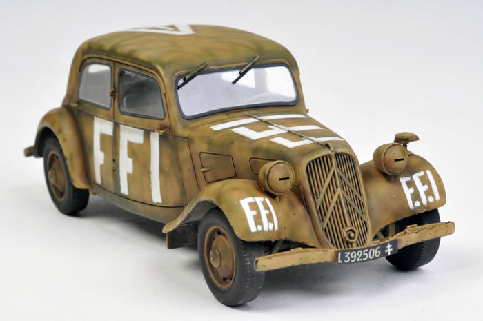 Citroen 11CV Tracction Free French by Brett Green Tamiya 