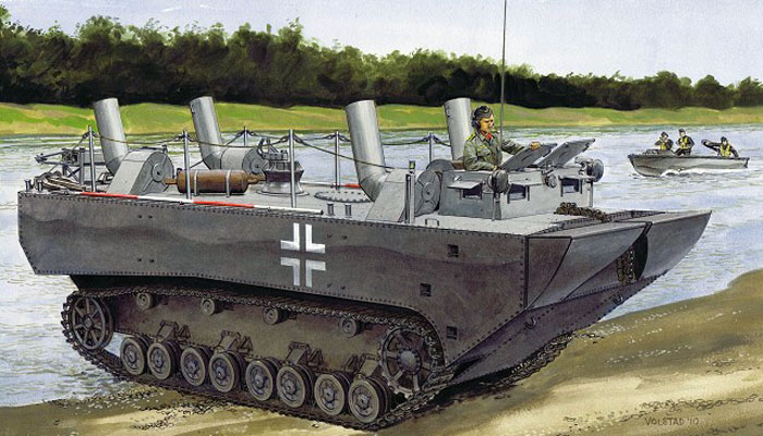 Panzerfaerhe Gepanzerte Landwasserschlepper Prototype No. 1 