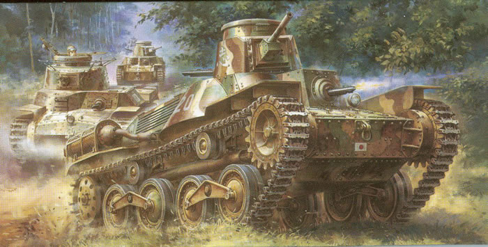 Precise 1/72 WW II Japanese army Type 95 Ha-Go light tank