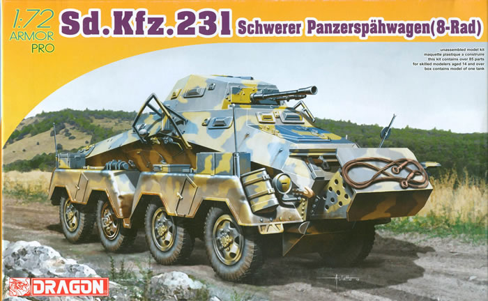 Sd.Kfz 231 - Germany 1939-1/72 No23 Last items! 6-Rad