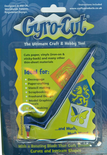GYRO-CUT Junior Craft & Hobby Tool Starter Kit – Paper Cutting, Scrapbooking, Decoupage