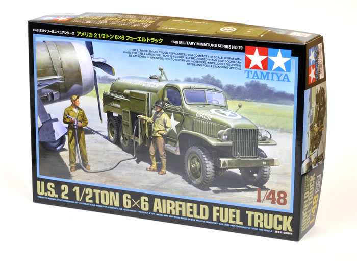 1/48 Tamiya Us Airfield Fuel Truck Plastic Model Kit 