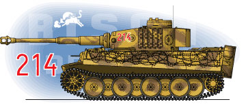 Abt 502 Eastern Front 44 977 1/16 Decals Tiger I S Pz