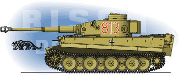 1/16 Decals Tiger I S.Pz.abt 504 Italy 1945 969 
